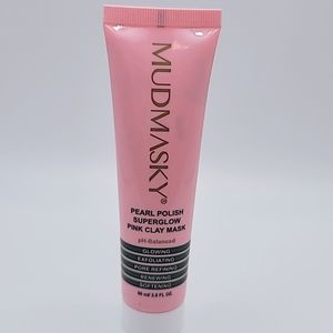 Mudmasky Pearl Polish Superglow Pink Clay Mask